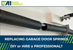 Replacing Garage Door Springs: To DIY or Not?