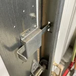 slide lock garage door
