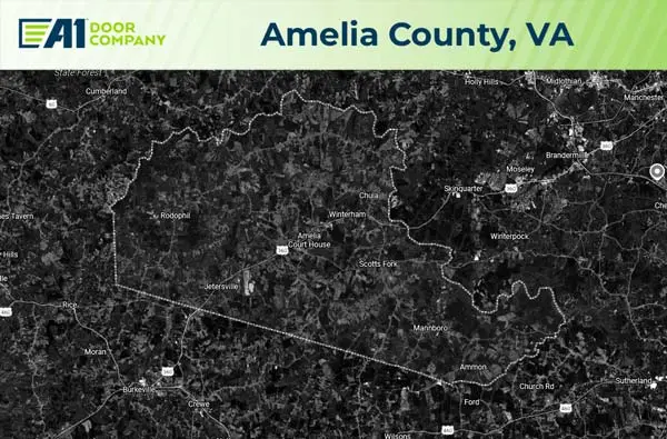Amelia County Map