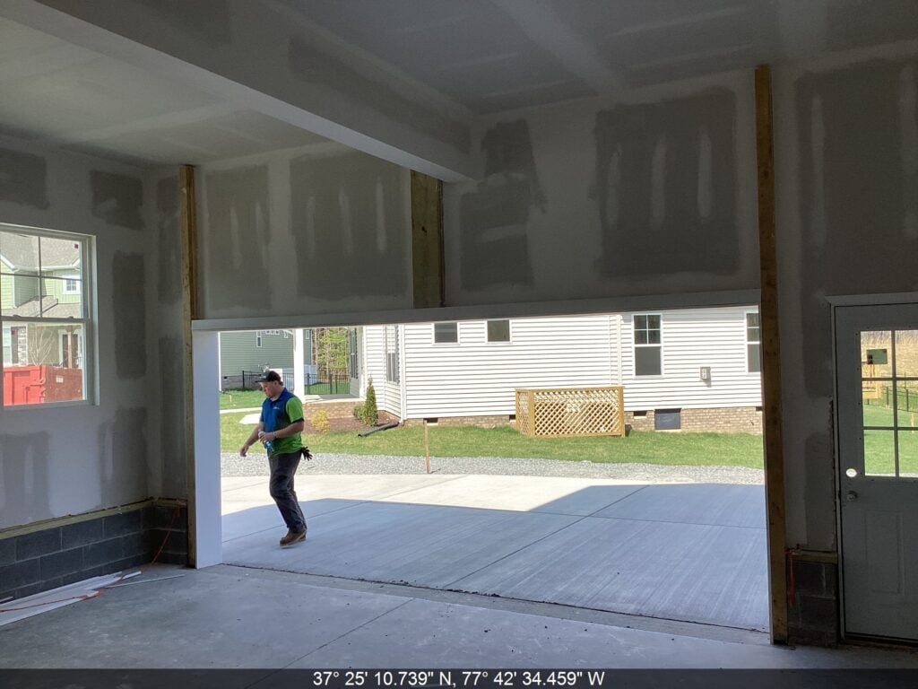 Moseley VA - Progress Update New Garage Door Garage Door Opener (1)