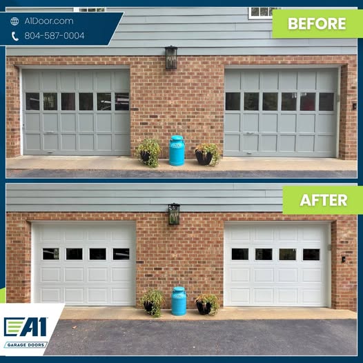 garage door transformation