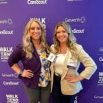 a1 door company at alz event