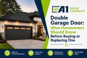 Double Garage Door: What Homeowners Should Know Before Buying or Replacing One