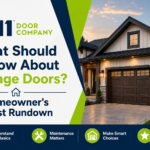 what should i know about garage doors?