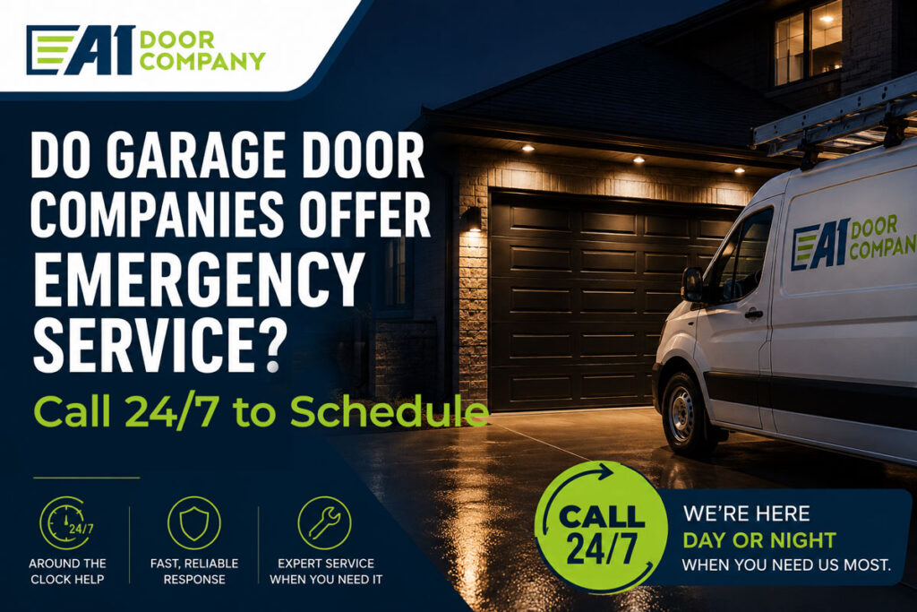 Do Garage Door Companies Offer Emergency Service