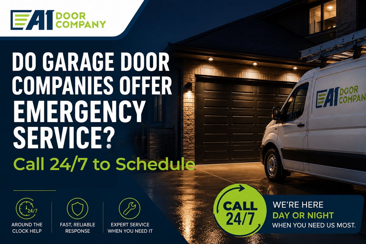 Do Garage Door Companies Offer 24/7 Emergency Service? What Homeowners Should Know