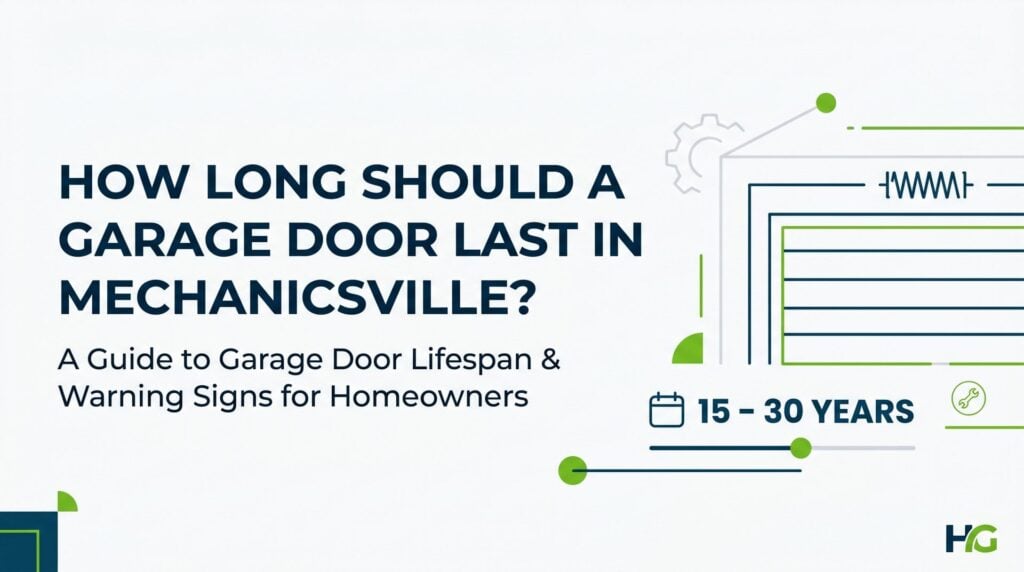 how long should a garage door last in mechanicsville?