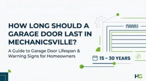 How Long Should a Garage Door Last in Mechanicsville?