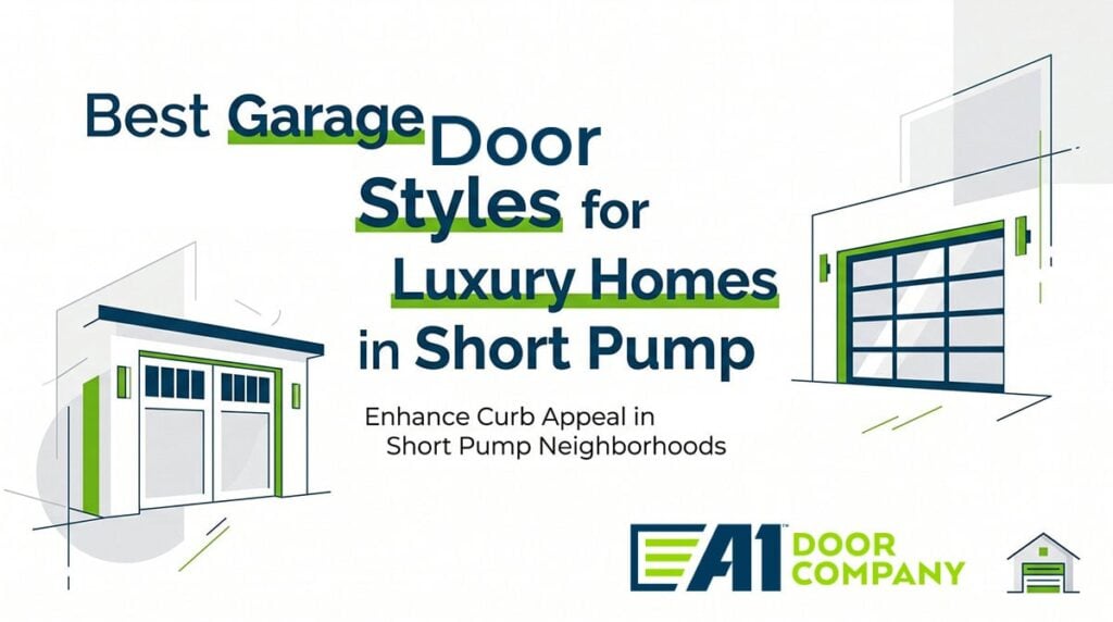 garage door styles for luxury homes in short pump