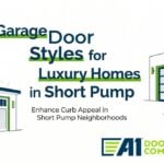 garage door styles for luxury homes in short pump