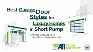 Best Garage Door Styles for Luxury Homes in Short Pump
