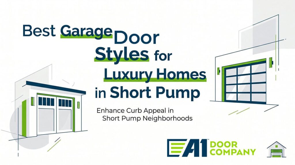 Best garage door styles for luxury homes in short Pump, VA