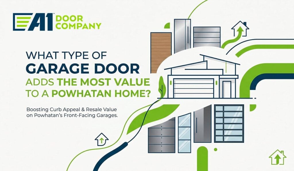 what style of garage door increased home value the most?
