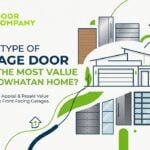 what style of garage door increased home value the most?