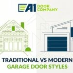 traditional vs modern garage door styles