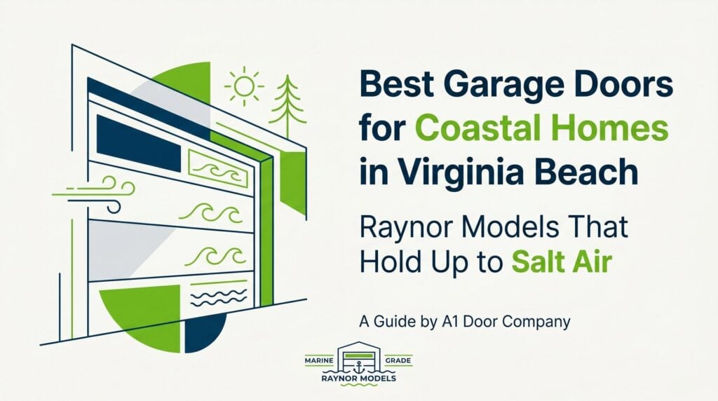best garage doors for coastal homes in virginia beach