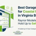 best garage doors for coastal homes in virginia beach