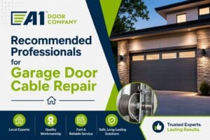 Who Are the Recommended Professionals for Garage Door Cable Repair?