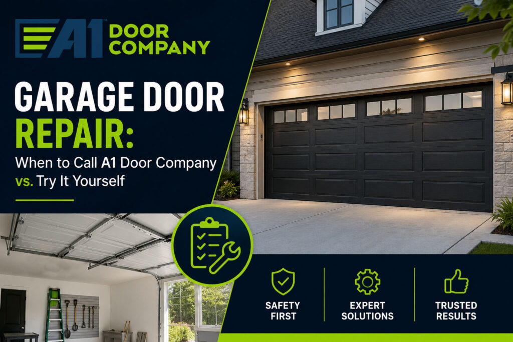 Garage Door Repair - Call Professional Or Try It Yourself