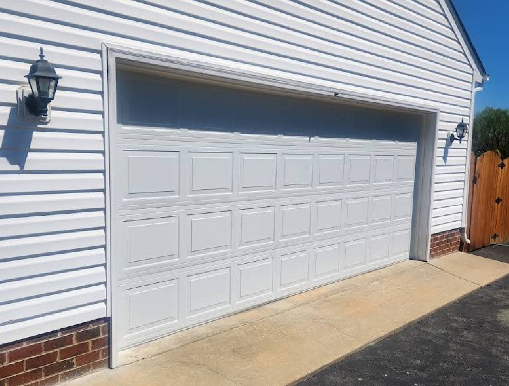 Classic White Garage Door