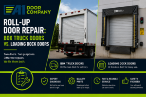 Roll-Up Door Repair: Box Truck Doors vs. Loading Dock Doors