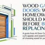wood garage doors - what Virginia homeowners should know