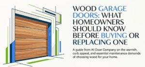 Wood Garage Doors: What Homeowners Should Know Before Buying or Replacing One