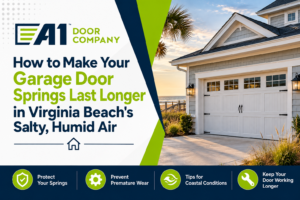 How to Make Your Garage Door Springs Last Longer in Virginia Beach’s Salty, Humid Air